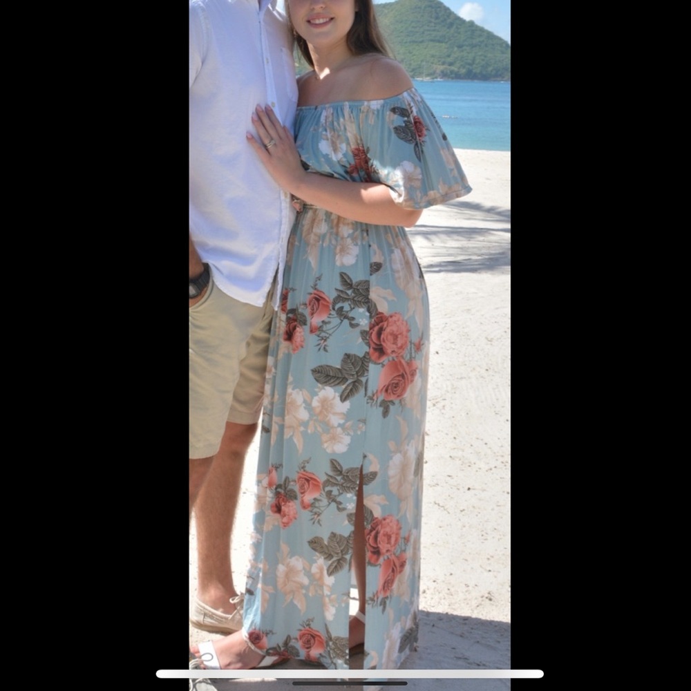Off the shoulder dress